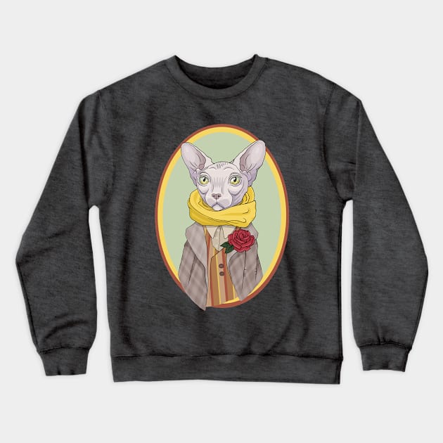 Mr. Sphynx cat Crewneck Sweatshirt by ArtFork